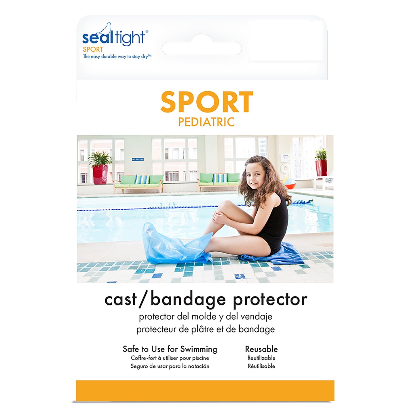 Cast Cover SEAL-TIGHT® Sport Large Thermoplastic Elastomer 28 Inch Leg Length