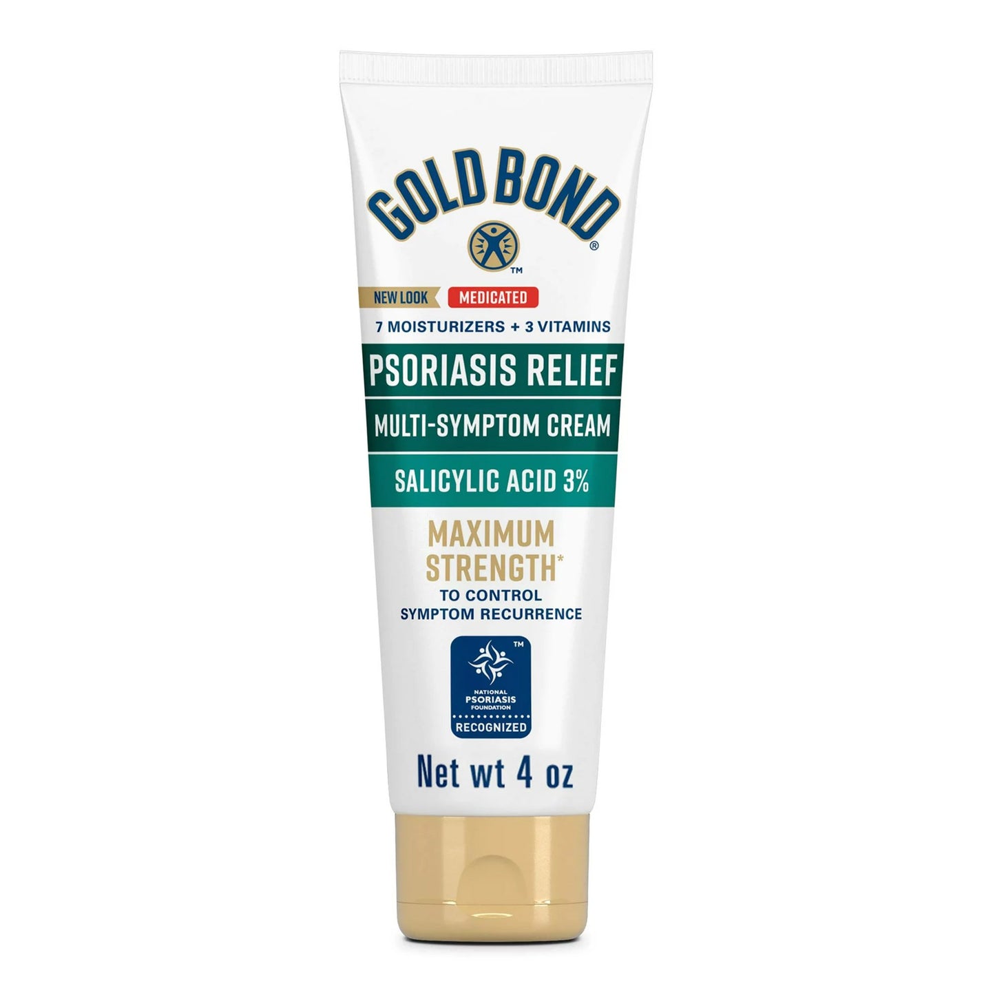 Psoriasis Cream Gold Bond® Psoriasis Relief Medicated Multi-Symptom 4 oz. Tube Unscented Cream