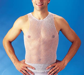 Stress Vest Surgilast® Small/Medium, Pre Cut Stretchable Net