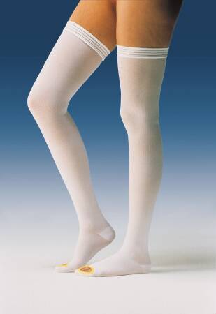 Anti-embolism Stocking Jobst® Anti-embolism/GPT™ Thigh High Medium / Short White Inspection Toe