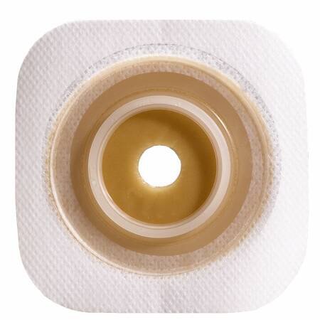 Pediatric Ostomy Barrier Little Ones® Sur-Fit Natura® Trim to Fit, Standard Wear Stomahesive® Adhesive 32 mm Flange Sur-Fit Natura® System Hydrocolloid 1/2 to 3/4 Inch Opening 3 X 3 Inch