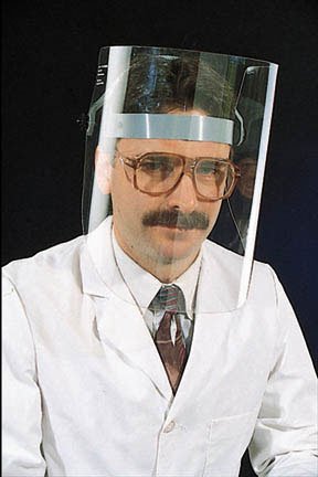 Wraparound Face Shield Nalgene™ One Size Fits Most Full Length Impact Resistant Disposable NonSterile