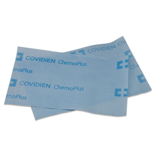 Absorbent Prep Mat ChemoPlus™ 11 X 17 Inch White Mesh / Gauze / Non-Permeable Plastic