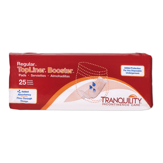 Booster Pad Tranquility® TopLiner™ 4 X 14 Inch Heavy Absorbency Super Absorbent Core Regular