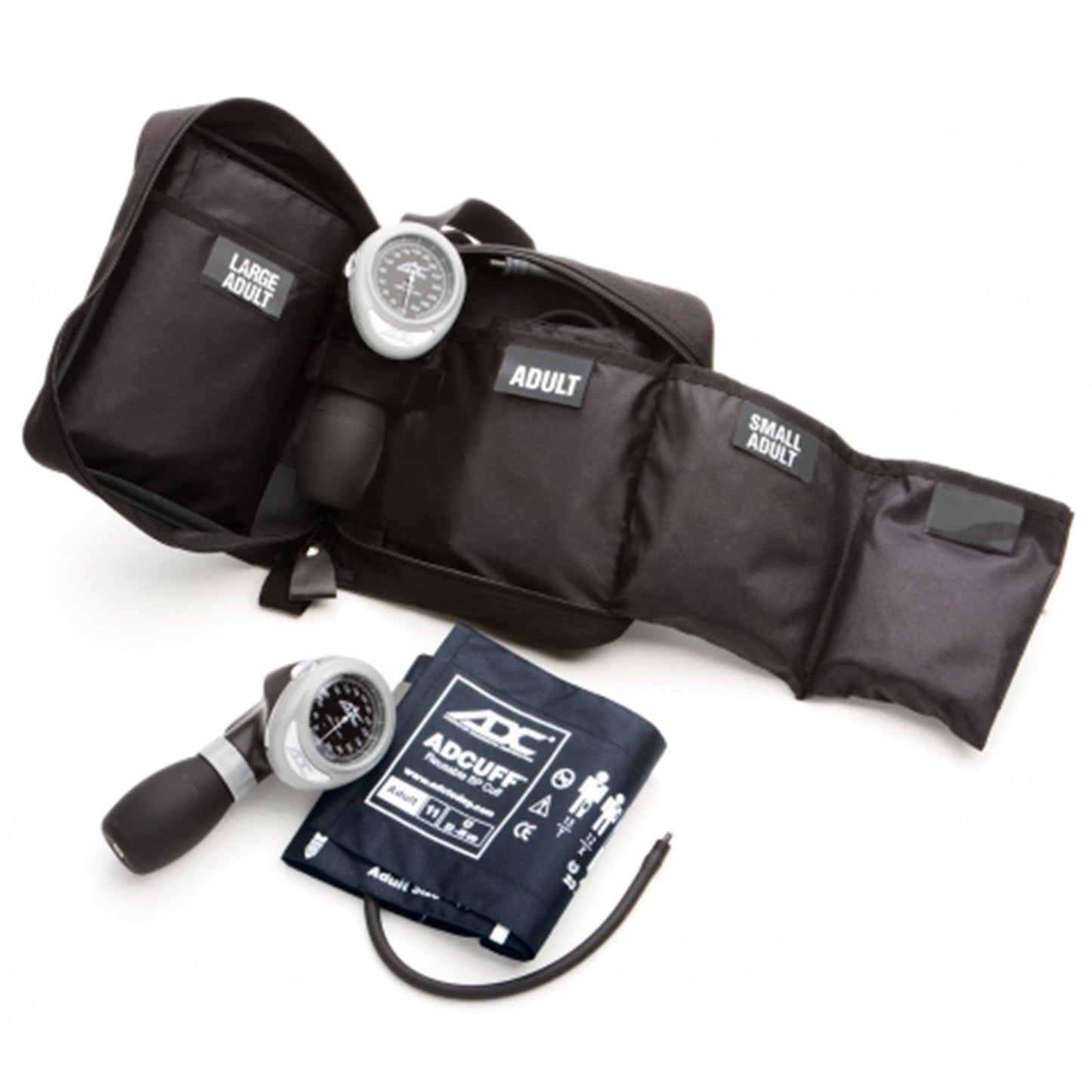 Aneroid Sphygmomanometer Unit Multikuf™ Multiple Sizes Nylon Cuff 19 - 50 cm Palm Aneroid