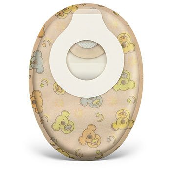 Ostomy Pouch Little Ones® Two-Piece System 6 Inch Length 1/5 to 1-1/4 Inch Stoma Closed End