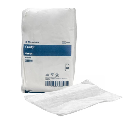 Washcloth Curity® 7-1/4 X 12-1/4 Inch White Disposable