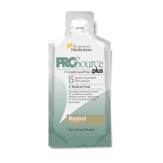 Oral Supplement ProSource® Plus Neutral Flavor Liquid 1 oz. Pouch
