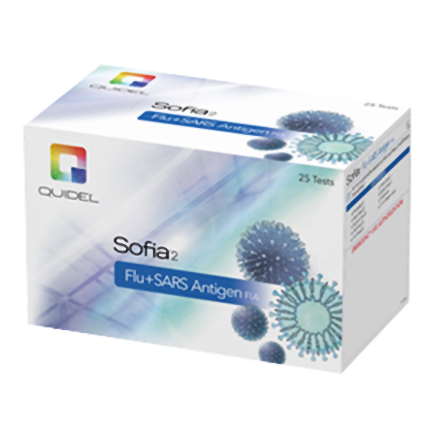 Respiratory Test Kit Sofia® 2 Flu + SARS Antigen FIA 25 Tests CLIA Waived