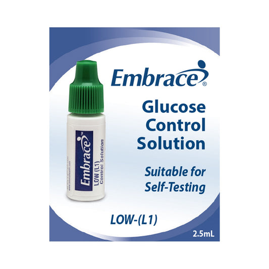 Blood Glucose Control Solution Embrace® 2.5 mL Level 1