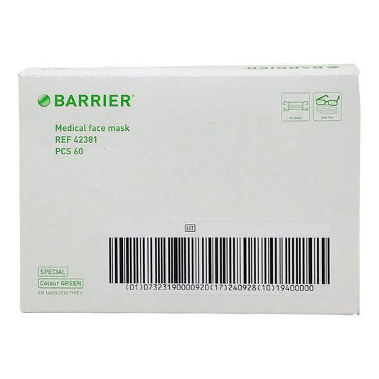 Surgical Mask Barrier® Special Anti-fog Not Rated Tie Closure One Size Fits Most