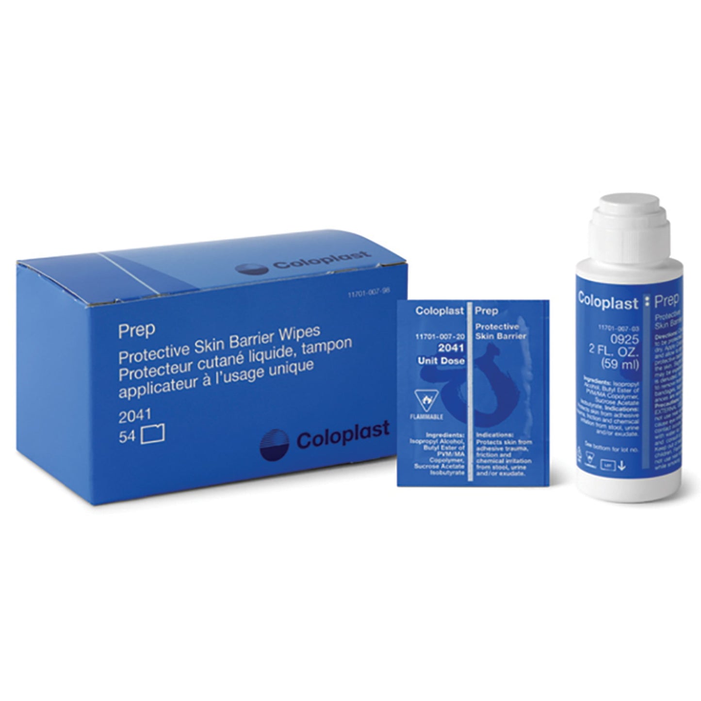 Skin Barrier Wipe Coloplast® Prep™ 50 to 75% Strength Propan-2-ol Individual Packet NonSterile