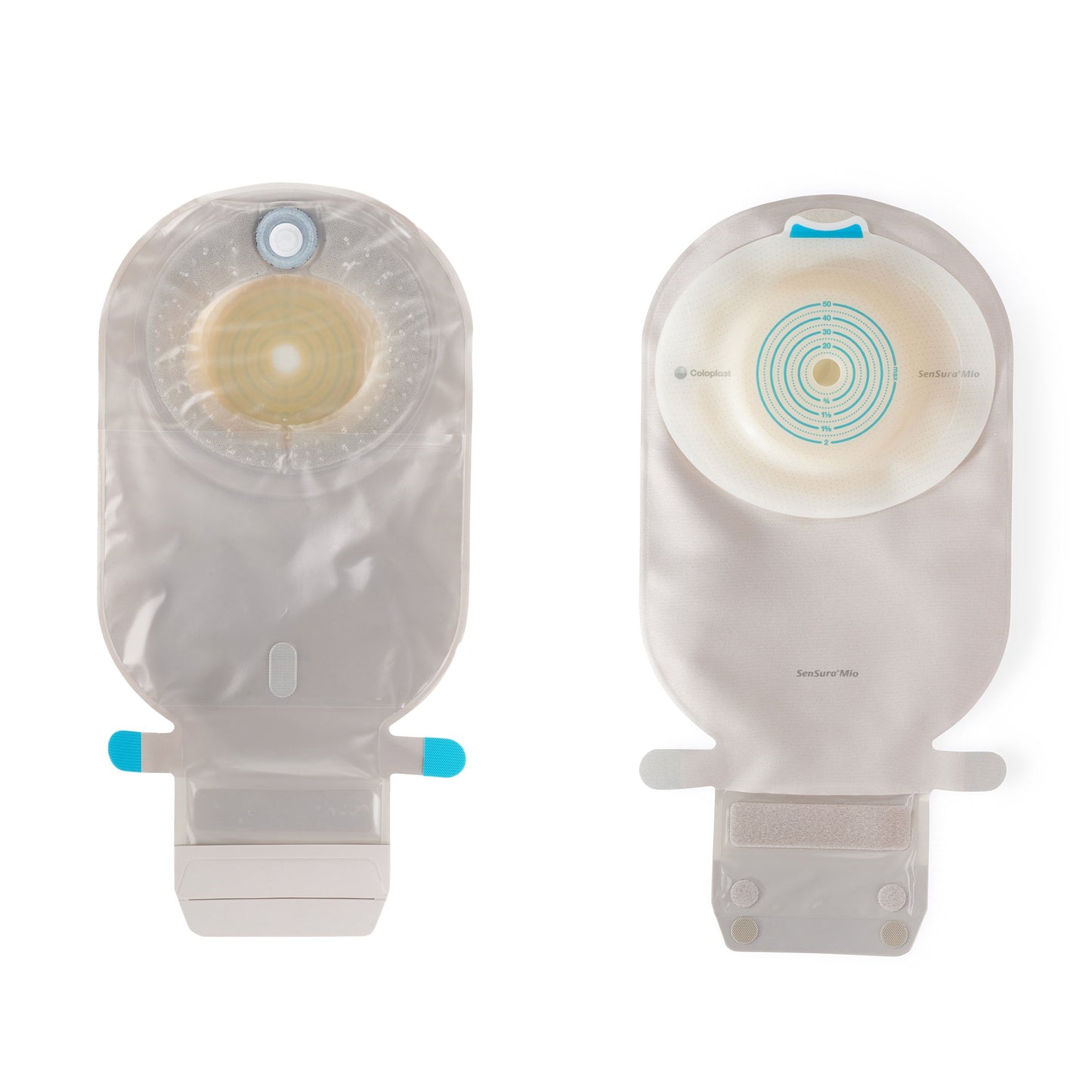 Ostomy Pouch SenSura® Mio Convex One-Piece System 11 Inch Length, Maxi Soft Convex, Trim to Fit 3/8 to 2 Inch Stoma Drainable