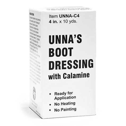 Unna Boot Zinc Oxide / Calamine 4 Inch X 10 Yard