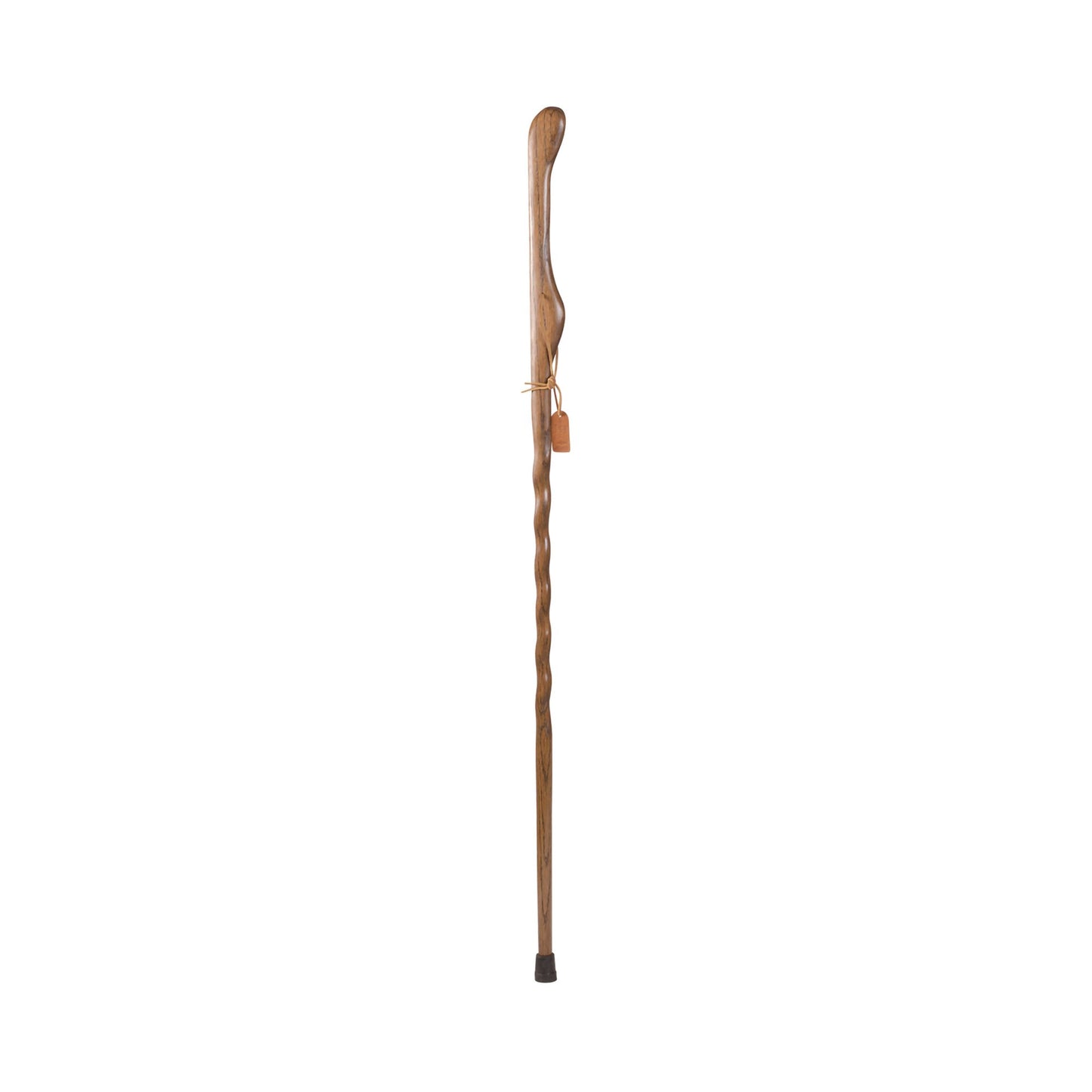 Walking Stick Brazos™ Twisted Wood 55 Inch Height Brown Oak