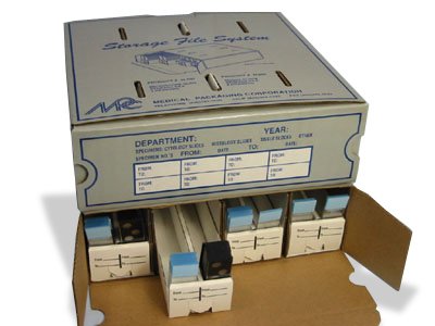 Micromate™ Slide Storage Box 4 Drawers, 2000 Slide Capacity, Wax Coated Corrugated Paper For Microscope Slides