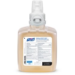 Antimicrobial Soap Purell® Healthy Soap® Foaming 1,200 mL Dispenser Refill Bottle Floral Scent