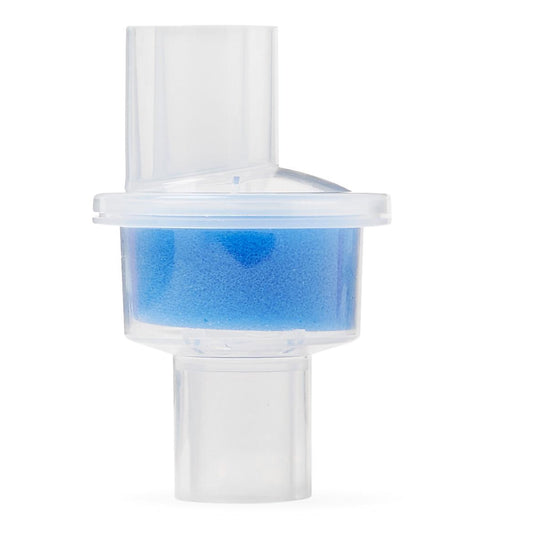 Heat and Moisture Exchanger Medline 33.7 mg H?O/L @ VT 500 mL 0.6 cm H?O @ 30 LPM