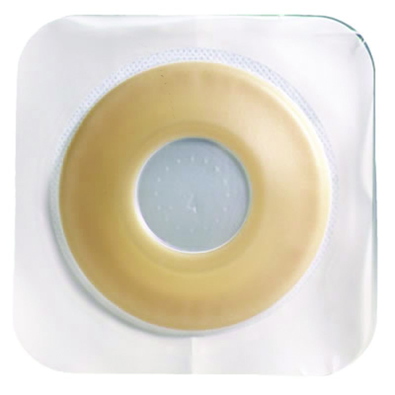 Ostomy Barrier Sur-Fit Natura® Precut, Extended Wear Durahesive® Adhesive 45 mm Flange Sur-Fit Natura® System Hydrocolloid 1-3/8 Inch Opening 4-1/2 X 4-1/2 Inch