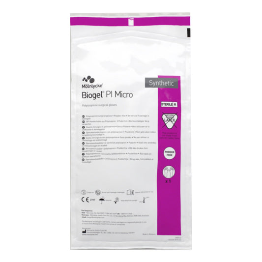 Surgical Glove Biogel® PI Micro Size 6 Sterile Polyisoprene Standard Cuff Length Micro-Textured Straw Chemo Tested
