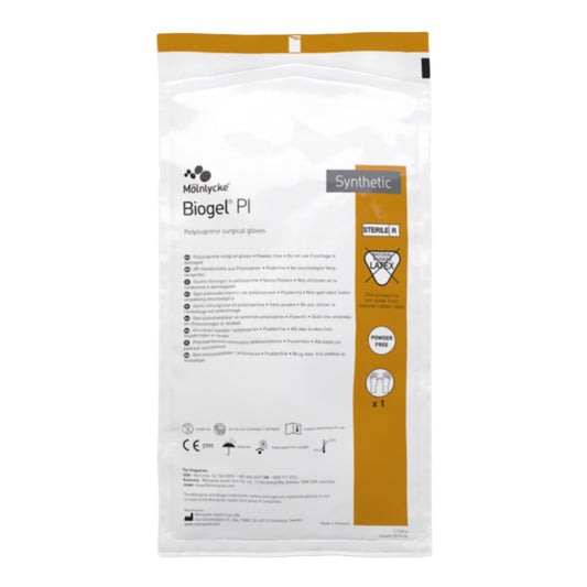 Surgical Glove Biogel® PI Size 6 Sterile Polyisoprene Standard Cuff Length Micro-Textured Ivory Chemo Tested