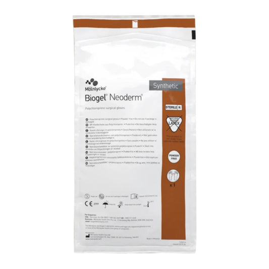 Surgical Glove Biogel® NeoDerm® Size 7.5 Sterile Polyisoprene Standard Cuff Length Micro-Textured Light Brown Not Chemo Approved