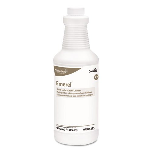 Surface Cleaner Diversey™ Emerel™ Acid Based Manual Squeeze Cream 32 oz. Bottle Fresh Scent NonSterile
