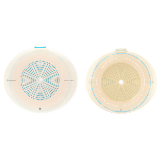 Ostomy Barrier SenSura® Mio Flex Trim to Fit, Extended Wear Elastic Adhesive 70 mm Flange Yellow Code System 3/8 to 2-11/16 Inch Opening