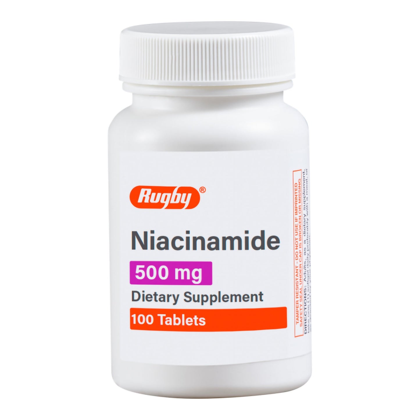 Dietary Supplement Vitamin B3 500 mg Strength Tablet 100 per Bottle