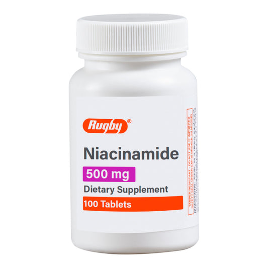 Dietary Supplement Vitamin B3 500 mg Strength Tablet 100 per Bottle