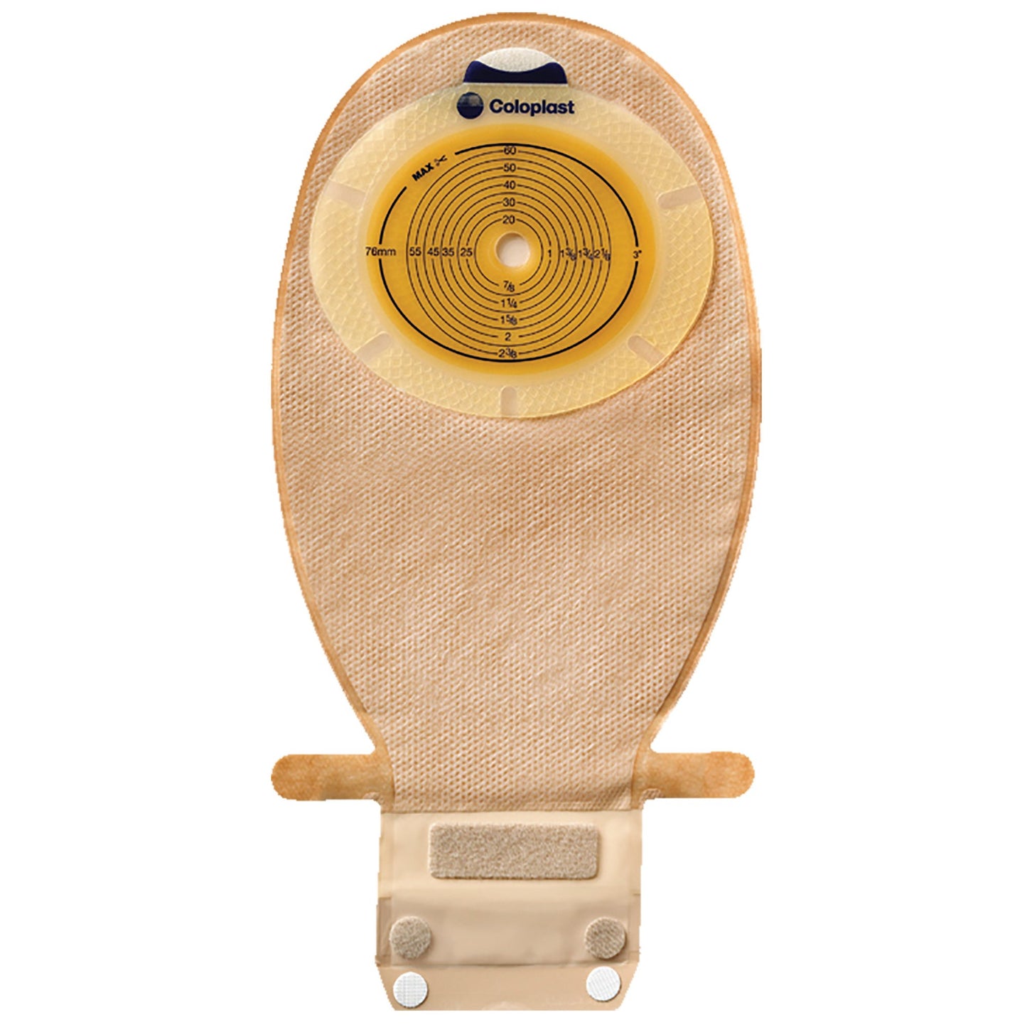 Colostomy Pouch SenSura® One-Piece System 11-1/2 Inch Length, Maxi Flat, Trim to Fit 3/8 to 3 Inch Stoma Drainable