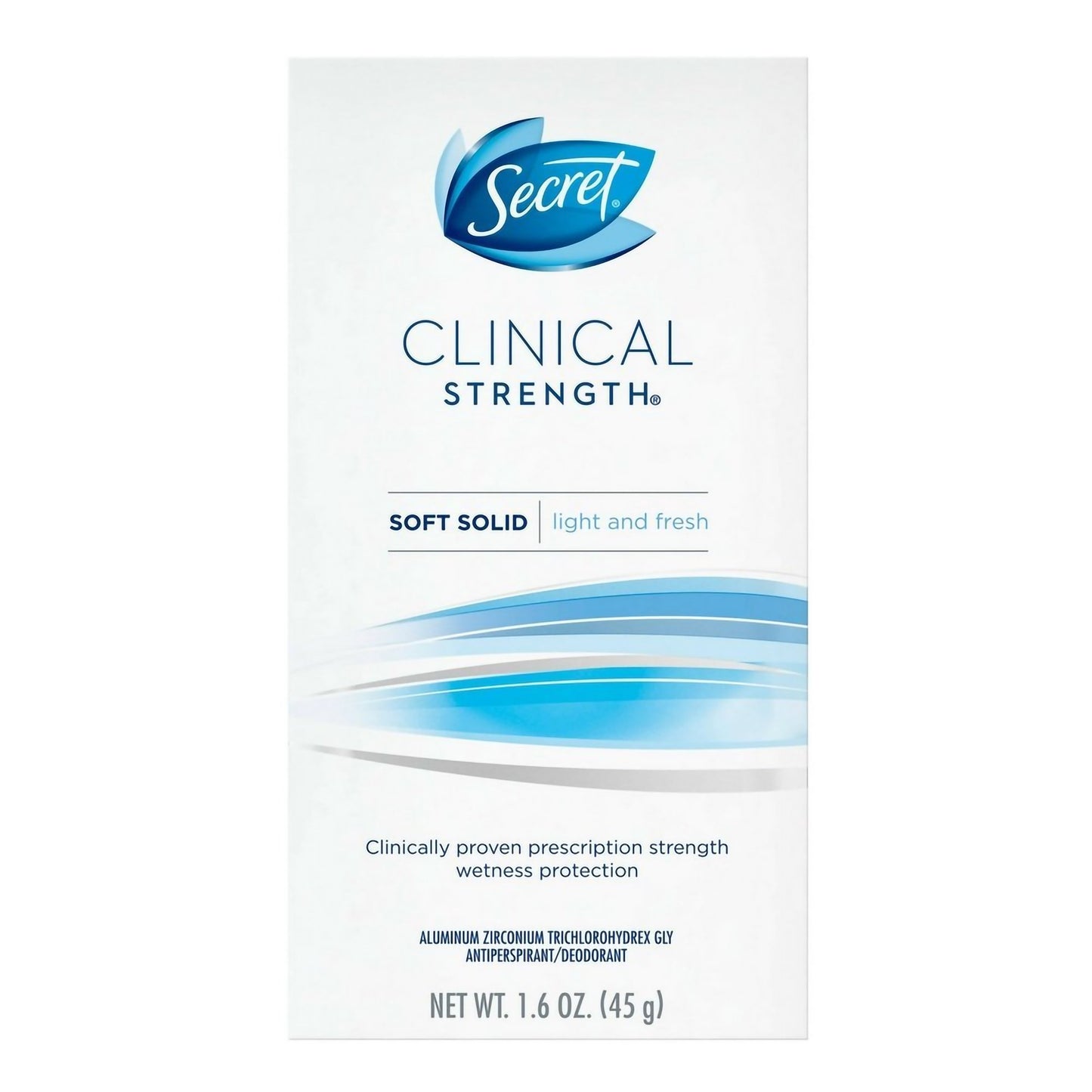 Antiperspirant / Deodorant Secret® Clinical Strength Solid 1.6 oz. Light and Fresh Scent