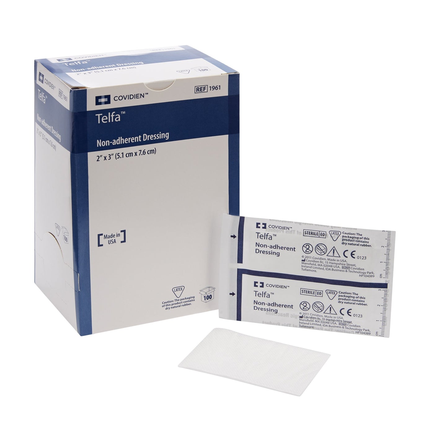 Non-Adherent Dressing Telfa™ Ouchless 2 X 3 Inch Sterile 1 per Pack