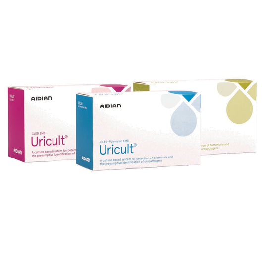 Urinalysis Test Kit Uricult® CLED / Polymyxin / EMB 10 Tests CLIA Non-Waived