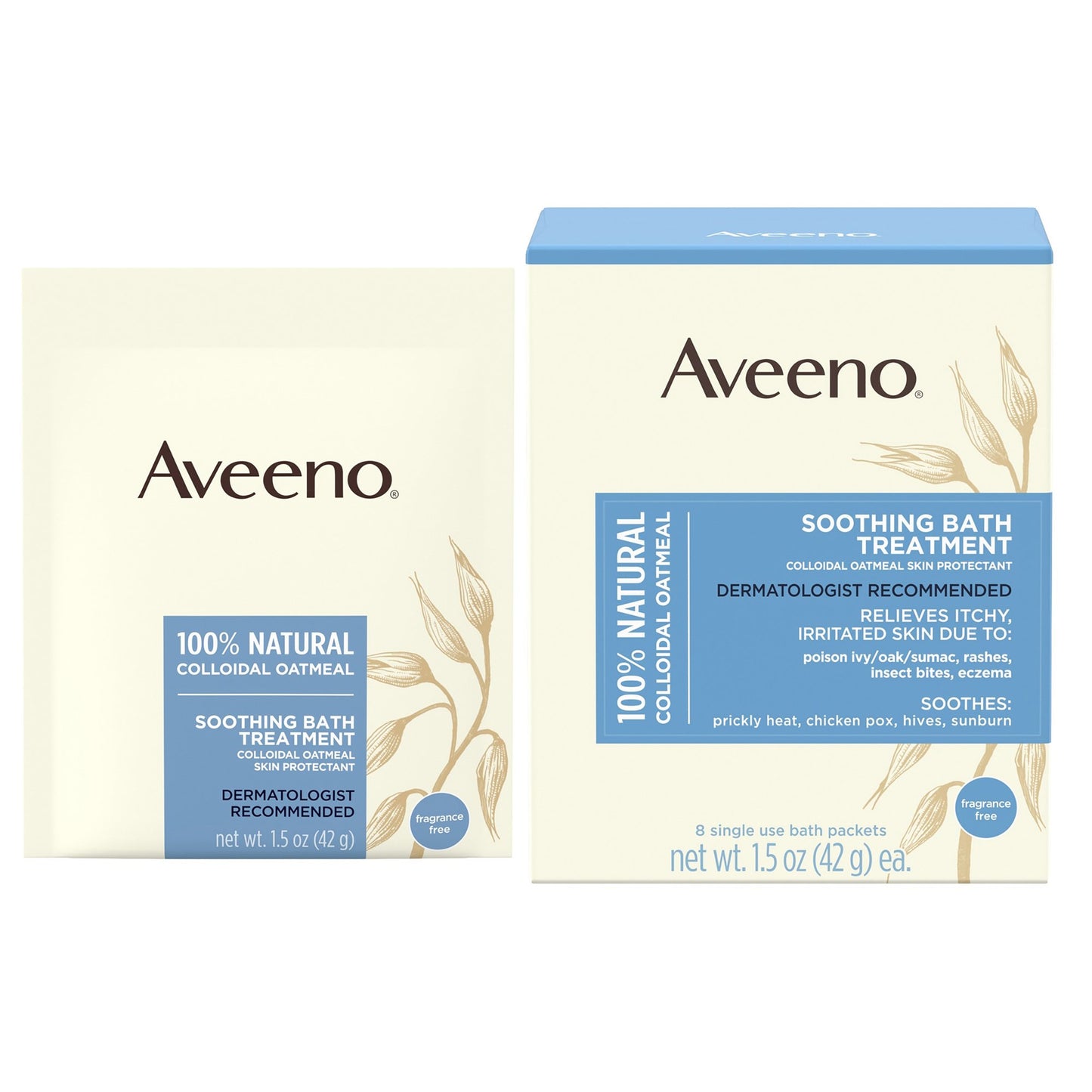 Bath Additive Aveeno® 1.5 oz. Individual Packet Unscented Powder