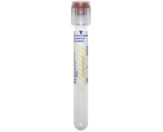 BD Vacutainer® No Additive (Z) Plus Secondary Tube Plain 6 mL BD Hemogard™ Closure Polyethylene Terephthalate (PET) Tube