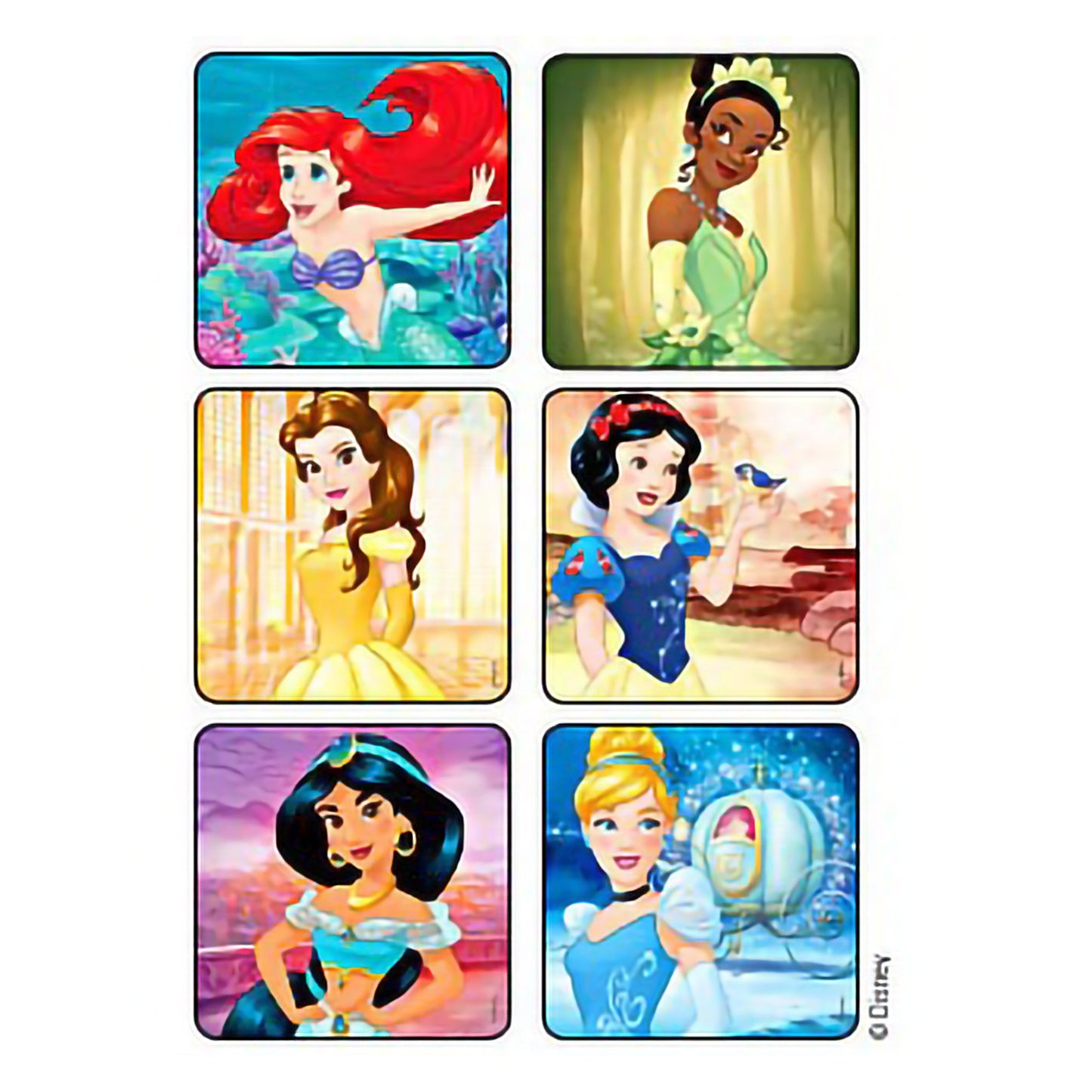 Disney® 75 per Roll Princesses New Classics Sticker 2-1/2 Inch