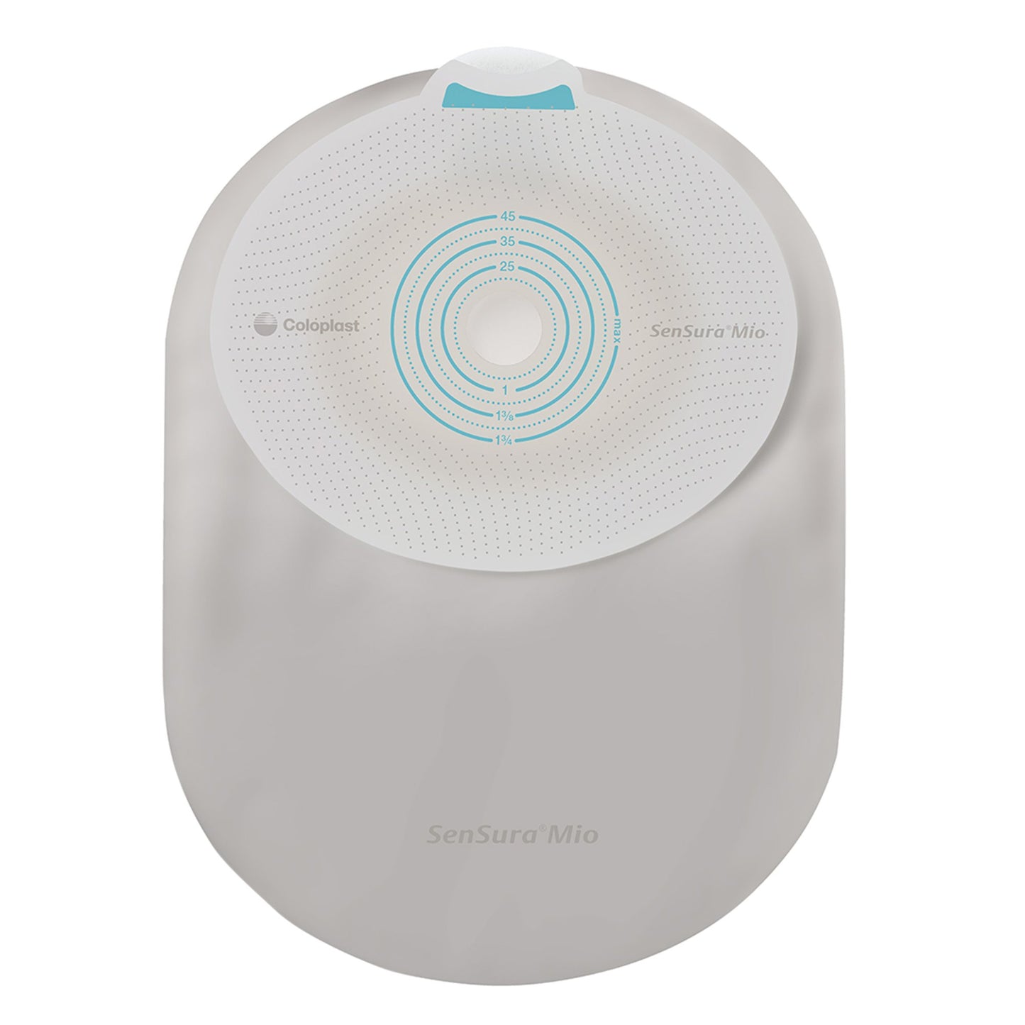 Ostomy Pouch SenSura® Mio One-Piece System 7-1/4 Inch Length, Midi Flat, Trim to Fit 5/8 to 1-3/4 Inch Stoma Closed End