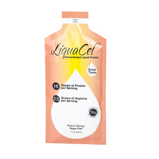 Oral Supplement LiquaCel® Peach Mango Flavor Liquid 1 oz. Individual Packet