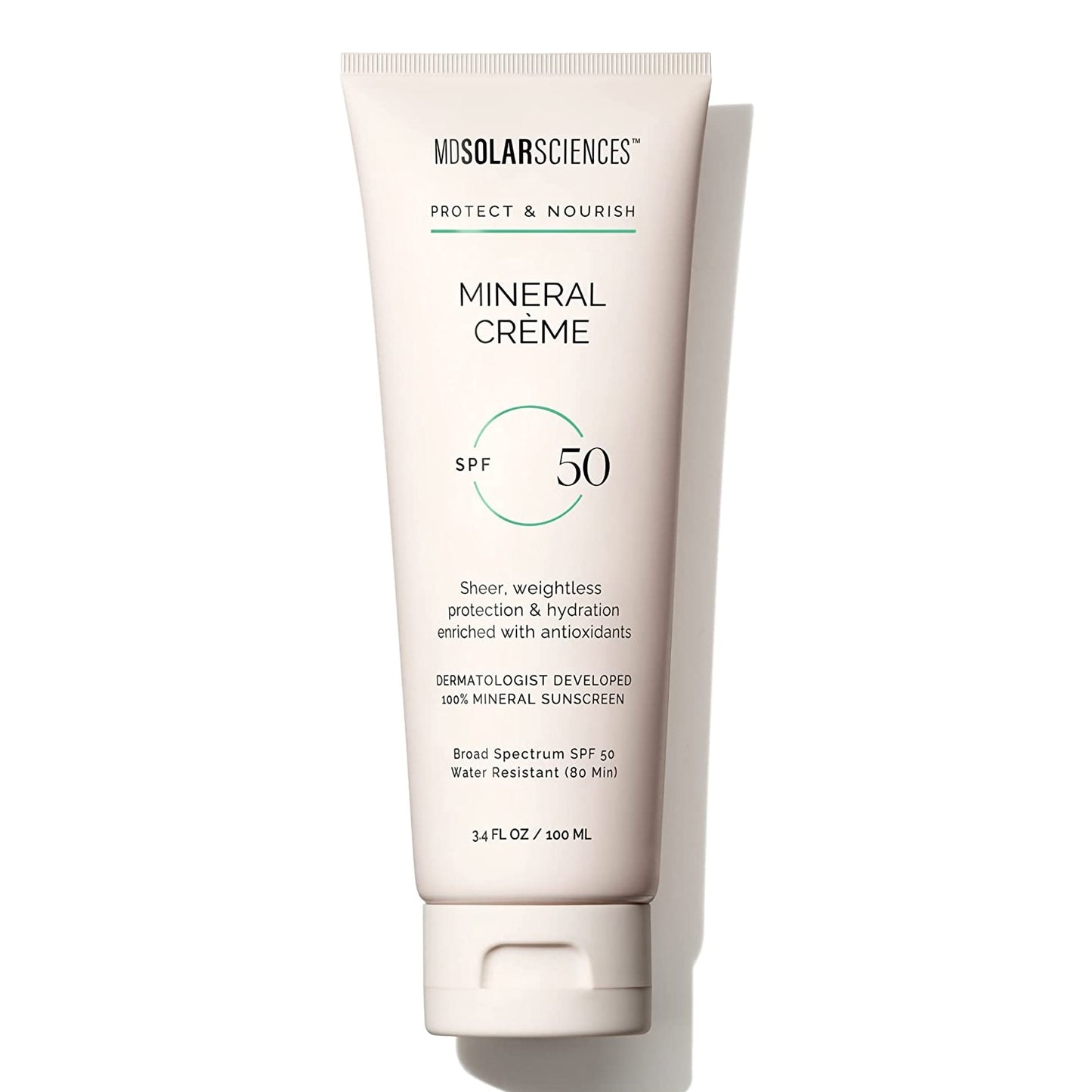 Sunscreen MDSolarsciences™ Mineral Crème SPF 50 Cream 3.4 oz. Tube