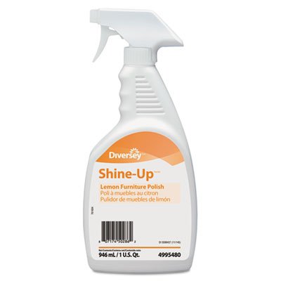 Furniture Polish Diversey™ Shine-Up™ Trigger Spray Liquid 1 Quart Bottle Lemon Scent NonSterile
