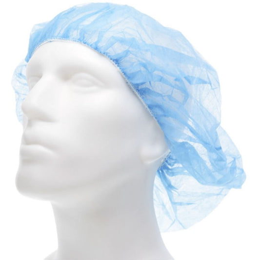 Bouffant Cap Cardinal Health™ One Size Fits Most Blue Elastic Closure
