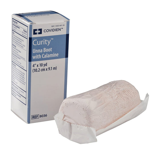 Unna Boot Curity™ Zinc Oxide / Calamine 4 Inch X 10 Yard