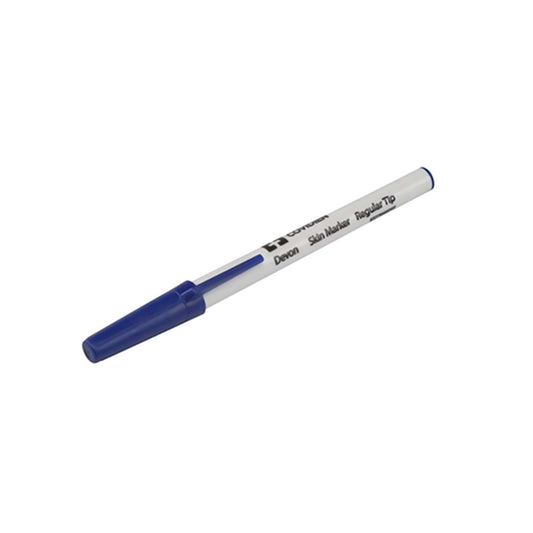 Skin Marker with Ruler and Labels Devon™ Gentian Violet Ink Sterile Full Size Regular Tip