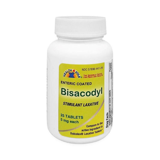 Laxative Tablet 25 per Bottle Bisacodyl USP