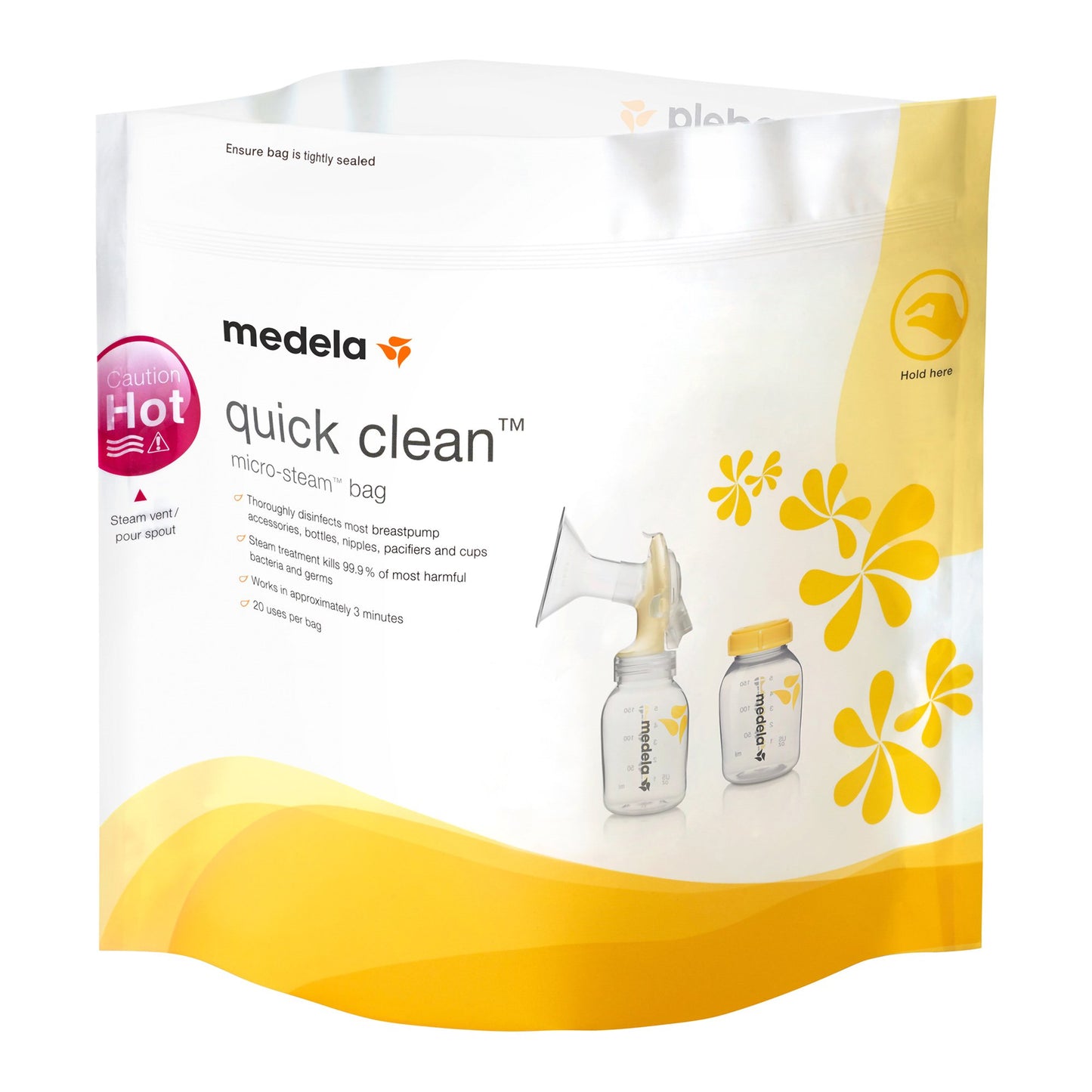 Micro-Steam™ Bags Medela Quick Clean™ For Breast Pump Accessories