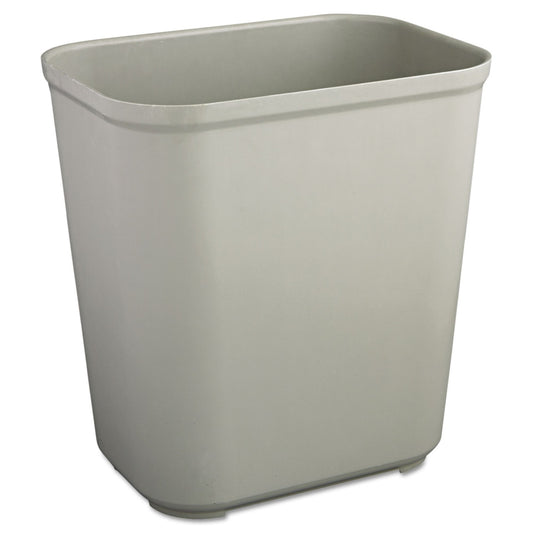 Fire-Resistant Trash Can Rubbermaid® 28 Quart / 7 gal. Gray Fiberglass Rectangular