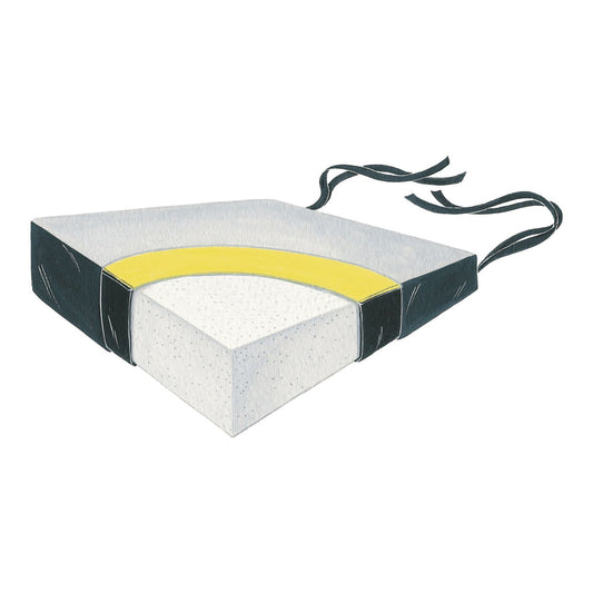 Wedge Seat Cushion Skil-Care™ 18 W X 16 L X 6 to 3 D Inch Foam