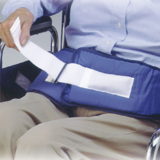 Wheelchair Safety Belt Skil-Care™ One Size Fits Most Hook and Loop Closure 2-Strap