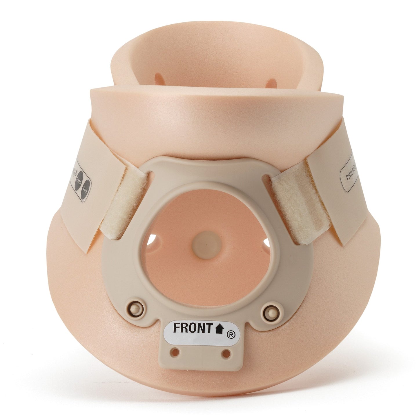 Rigid Cervical Collar Ossur® Philadelphia® Preformed Adult Medium Two-Piece / Trachea Opening 3-1/4 Inch Height 13 to 16 Inch Neck Circumference